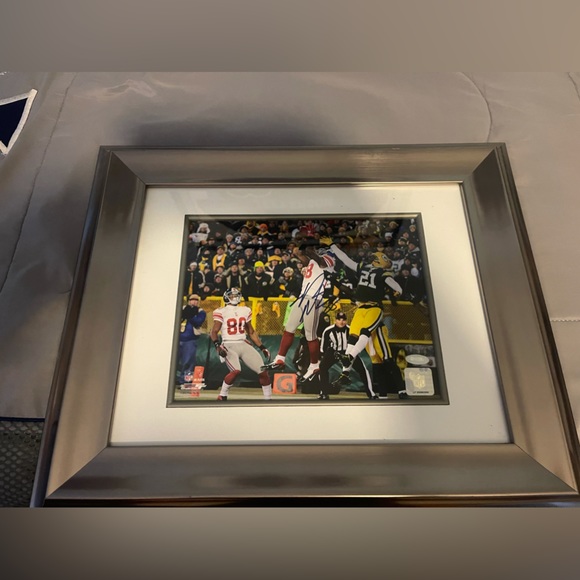 Hakeem Nicks Authentic Signed photo with frame